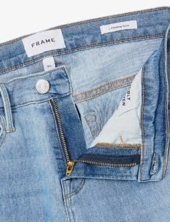 FRAME L'Homme Slim-fit Tapered Stretch-denim Jeans 15 FRAME L'Homme Slim-fit Tapered Stretch-denim Jeans -Gentlemen Style Shop R04157960 DRIVER ALT06