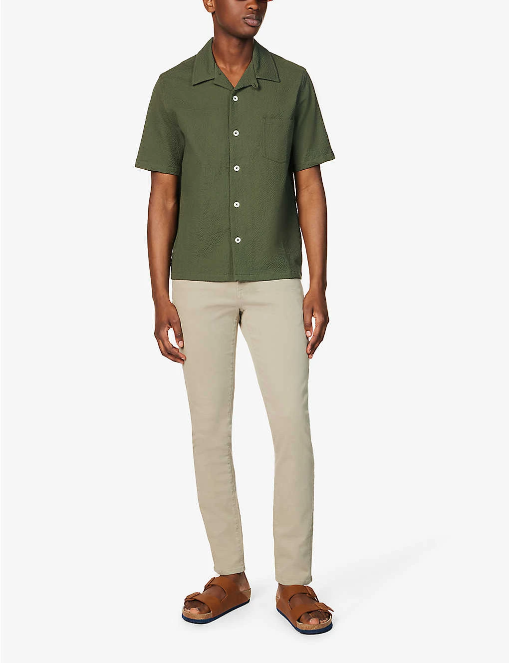 FRAME L'homme Slim-fit Tapered Stretch-organic Denim Jeans 4 FRAME L'homme Slim-fit Tapered Stretch-organic Denim Jeans - Image 2