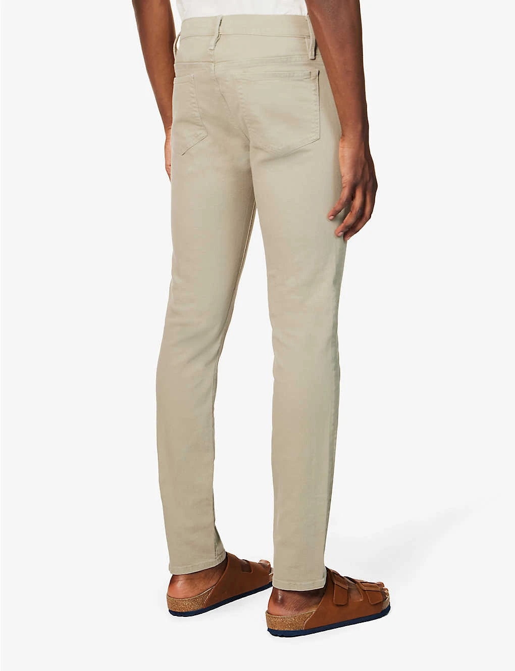 FRAME L'homme Slim-fit Tapered Stretch-organic Denim Jeans 6 FRAME L'homme Slim-fit Tapered Stretch-organic Denim Jeans - Image 4