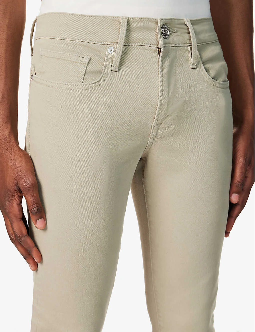 FRAME L'homme Slim-fit Tapered Stretch-organic Denim Jeans 7 FRAME L'homme Slim-fit Tapered Stretch-organic Denim Jeans - Image 5