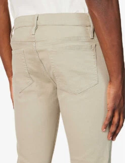 FRAME L'homme Slim-fit Tapered Stretch-organic Denim Jeans 14 FRAME L'homme Slim-fit Tapered Stretch-organic Denim Jeans -Gentlemen Style Shop R04157961 GARAGEDESERTSAGE ALT05