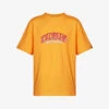 Brick Brand-print Cotton-jersey T-shirt 2 Brick Brand-print Cotton-jersey T-shirt -Gentlemen Style Shop R04158129 ORANGE M