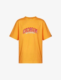 Brick Brand-print Cotton-jersey T-shirt