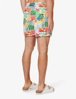 Vilebrequin Marine-print Recycled-polyamide Swim Shorts 10 Vilebrequin Marine-print Recycled-polyamide Swim Shorts -Gentlemen Style Shop R04159188 BLANC ALT03