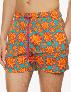 Vilebrequin Mahina Graphic-print Swim Shorts -Gentlemen Style Shop R04159190 VERTTROPEZIEN ALT04
