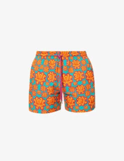 Vilebrequin Mahina Graphic-print Swim Shorts