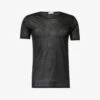 Royal Classic Semi-sheer Cotton-jersey T-shirt 2 Royal Classic Semi-sheer Cotton-jersey T-shirt -Gentlemen Style Shop R04160557 BLACK M