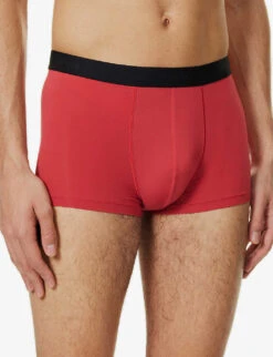 HANRO Mid-rise Stretch-woven Boxer Briefs 9 HANRO Mid-rise Stretch-woven Boxer Briefs -Gentlemen Style Shop R04160663 AMARANTH ALT03