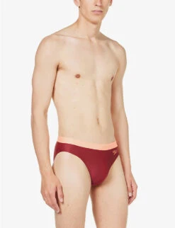 Speedo 7cm Logo-embroidered Swim Briefs -Gentlemen Style Shop R04163350 OXBLOODSOFTCORAL ALT02