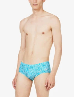 Speedo Abstract-pattern 13.5cm Swim Briefs -Gentlemen Style Shop R04163354 AQUARIUMAQUASPLASH ALT02