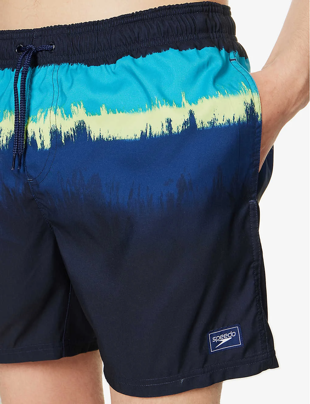 Speedo Watershort 40cm Abstract-print Recycled-polyester Swim Shorts 7 Speedo Watershort 40cm Abstract-print Recycled-polyester Swim Shorts - Image 5