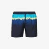 Speedo Watershort 40cm Abstract-print Recycled-polyester Swim Shorts 2 Speedo Watershort 40cm Abstract-print Recycled-polyester Swim Shorts -Gentlemen Style Shop R04163356 NAVYBLUEAQSPRITZ M