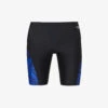 Speedo Jammer Abstract-print Swim Shorts 2 Speedo Jammer Abstract-print Swim Shorts -Gentlemen Style Shop R04163363 BLACKCHROMABLUE M