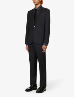 PAUL SMITH Soho-fit Wool Travel Suit 12 PAUL SMITH Soho-fit Wool Travel Suit -Gentlemen Style Shop R04165087 SLATE ALT02