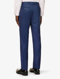 PAUL SMITH Dot Single-breasted Regular-fit Wool Suit 15 PAUL SMITH Dot Single-breasted Regular-fit Wool Suit -Gentlemen Style Shop R04165089 INKYBLUE ALT05