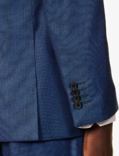 PAUL SMITH Dot Single-breasted Regular-fit Wool Suit 16 PAUL SMITH Dot Single-breasted Regular-fit Wool Suit -Gentlemen Style Shop R04165089 INKYBLUE ALT06