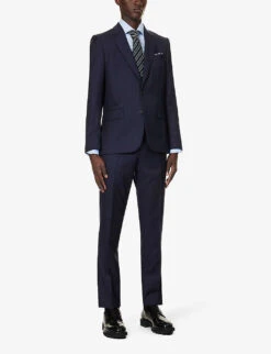 PAUL SMITH Soho-fit Wool Suit -Gentlemen Style Shop R04165090 VERYDARKNAVY ALT02