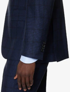 PAUL SMITH Single-breasted Slim-fit Wool Suit -Gentlemen Style Shop R04165091 VERYDARKNAVY ALT05