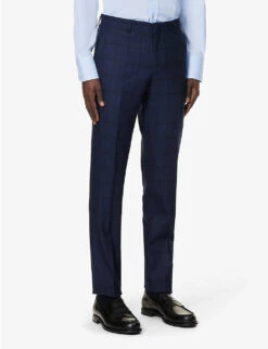 PAUL SMITH Single-breasted Slim-fit Wool Suit -Gentlemen Style Shop R04165091 VERYDARKNAVY ALT07