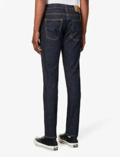 Nudie Jeans Tight Terry Tapered-leg Slim-fit Stretch-organic-cotton Denim Jeans -Gentlemen Style Shop R04165227 RINSETWILL ALT03
