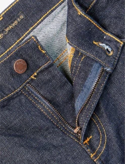 Nudie Jeans Tight Terry Tapered-leg Slim-fit Stretch-organic-cotton Denim Jeans -Gentlemen Style Shop R04165227 RINSETWILL ALT06