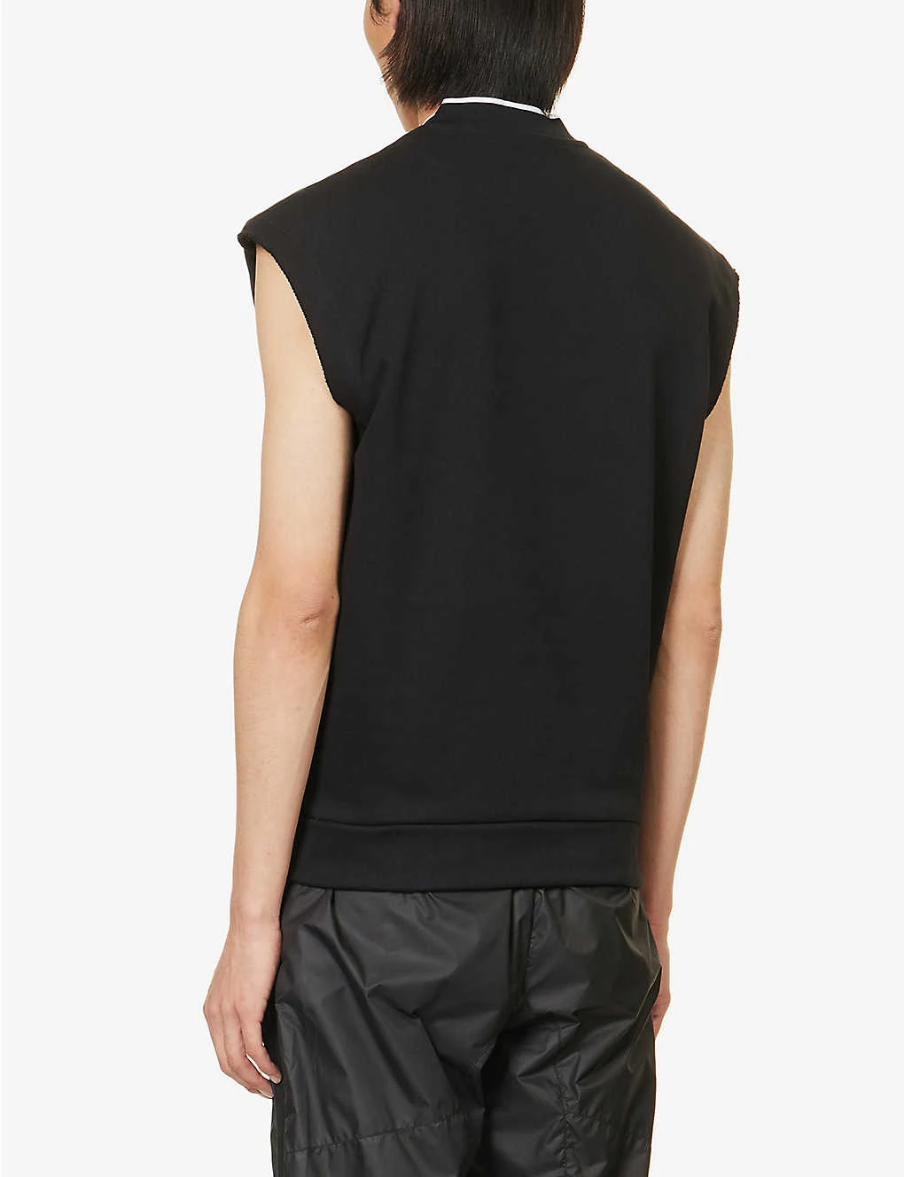 Brand-print Sleeveless Cotton-jersey Top 6 Brand-print Sleeveless Cotton-jersey Top - Image 4