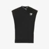 Brand-print Sleeveless Cotton-jersey Top -Gentlemen Style Shop R04166406 BLACK M