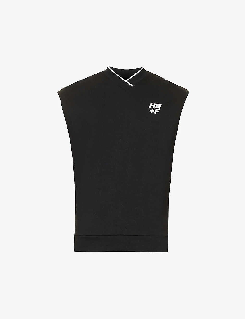 Brand-print Sleeveless Cotton-jersey Top 3 Brand-print Sleeveless Cotton-jersey Top