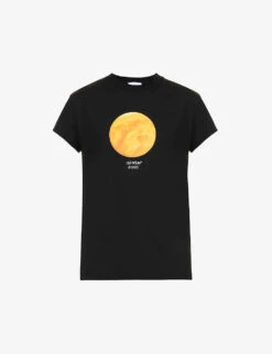 Venus-print Crewneck Cotton-jersey T-shirt