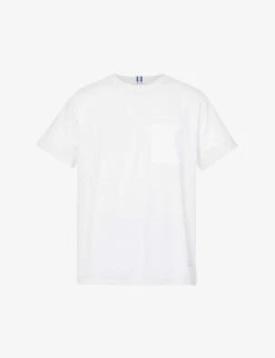 Chest-pocket Brand-embroidered Cotton-jersey T-shirt