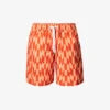 Graphic-print Regular-fit Recycled-polyester Swim Shorts 1 Graphic-print Regular-fit Recycled-polyester Swim Shorts -Gentlemen Style Shop R04167454 PAPRIKAQUARTZPINK M