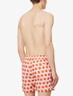 Graphic-print Recycled-polyester Swim Shorts 10 Graphic-print Recycled-polyester Swim Shorts -Gentlemen Style Shop R04167456 PAPRIKA ALT03