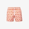 Graphic-print Recycled-polyester Swim Shorts -Gentlemen Style Shop R04167456 PAPRIKA M