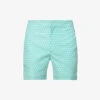 Geometric-print Regular-fit Recycled-polyester Swim Shorts -Gentlemen Style Shop R04167463 SPRINGGREEN M