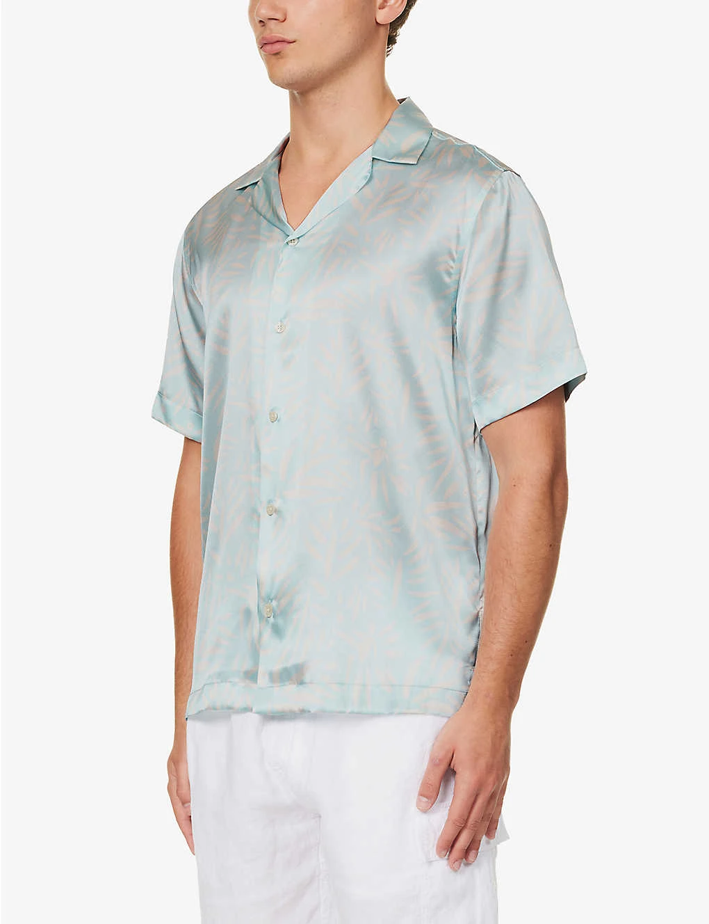 Abstract Roberto Graphic-print Relaxed-fit Silk Shirt 5 Abstract Roberto Graphic-print Relaxed-fit Silk Shirt - Image 3