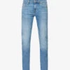 7 For All Mankind Slimmy Brand-patch Slim-fit Stretch-denim Jeans 1 7 For All Mankind Slimmy Brand-patch Slim-fit Stretch-denim Jeans -Gentlemen Style Shop R04167698 LIGHTBLUE M