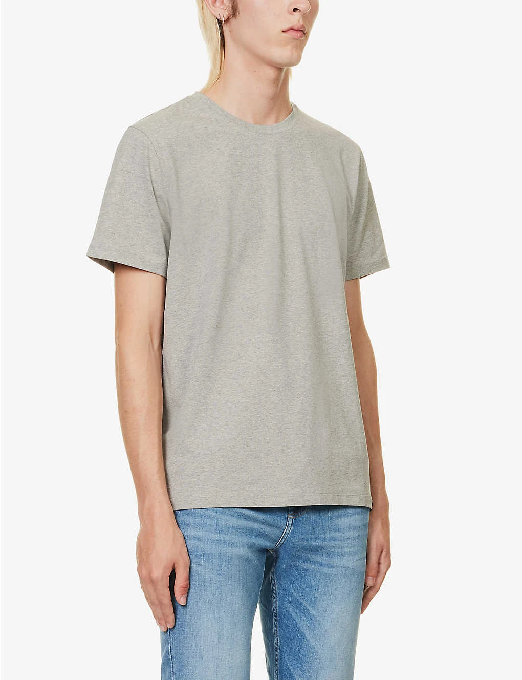 7 For All Mankind Luxe Performance Crewneck Regular-fit Stretch-cotton Jersey T-shirt 5 7 For All Mankind Luxe Performance Crewneck Regular-fit Stretch-cotton Jersey T-shirt - Image 3