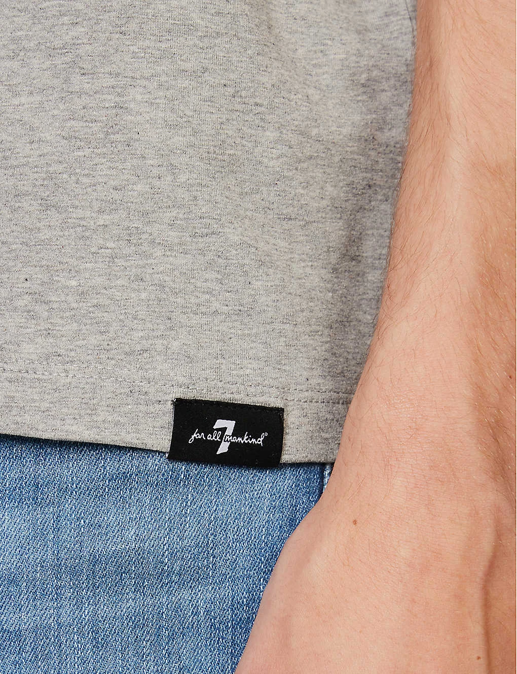 7 For All Mankind Luxe Performance Crewneck Regular-fit Stretch-cotton Jersey T-shirt 7 7 For All Mankind Luxe Performance Crewneck Regular-fit Stretch-cotton Jersey T-shirt - Image 5