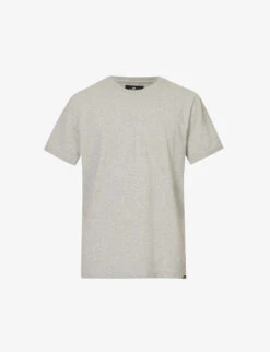 7 For All Mankind Luxe Performance Crewneck Regular-fit Stretch-cotton Jersey T-shirt