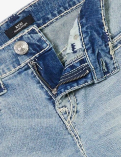 True Religion Ricky Straight-leg Slim-fit Stretch-denim Jeans -Gentlemen Style Shop R04168101 DARBLIGHTWASH ALT06