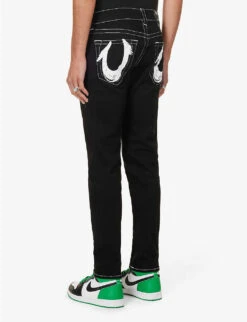 True Religion Rocco Slim-fit Straight-leg Stretch-denim Jeans -Gentlemen Style Shop R04168110 RINSEBLACK ALT03