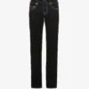 True Religion Rocco Slim-fit Straight-leg Stretch-denim Jeans -Gentlemen Style Shop R04168110 RINSEBLACK M