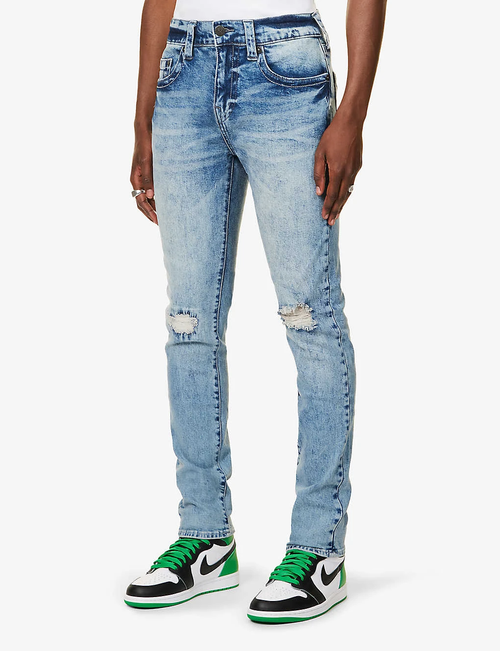 True Religion Rocco Faded-wash Brand-embroidered Skinny Stretch-cotton Jeans 5 True Religion Rocco Faded-wash Brand-embroidered Skinny Stretch-cotton Jeans - Image 3
