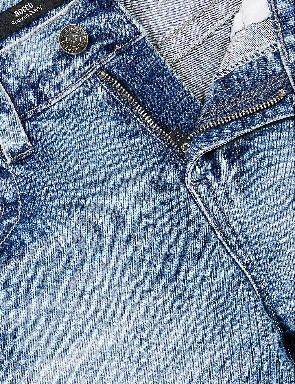 True Religion Rocco Faded-wash Brand-embroidered Skinny Stretch-cotton Jeans 9 True Religion Rocco Faded-wash Brand-embroidered Skinny Stretch-cotton Jeans - Image 7