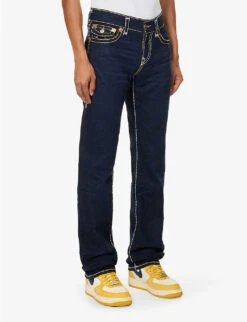 True Religion Ricky Regular-fit Straight-leg Stretch-denim Jeans 9 True Religion Ricky Regular-fit Straight-leg Stretch-denim Jeans -Gentlemen Style Shop R04168117 WHISKBROOMDARKWASH ALT02