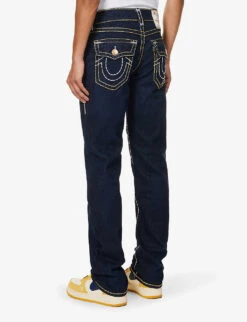 True Religion Ricky Regular-fit Straight-leg Stretch-denim Jeans 10 True Religion Ricky Regular-fit Straight-leg Stretch-denim Jeans -Gentlemen Style Shop R04168117 WHISKBROOMDARKWASH ALT03