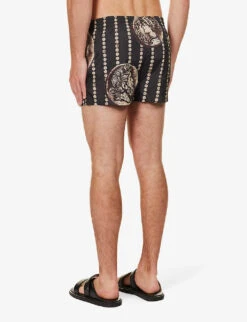 Dolce & Gabbana Graphic-print Regular-fit Swim Shorts -Gentlemen Style Shop R04168688 MULTI ALT03