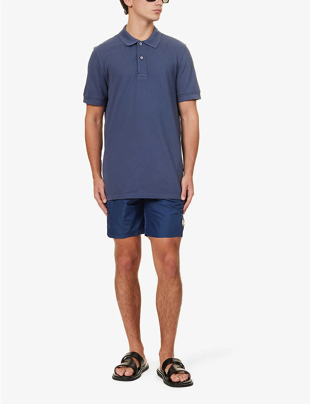 Dolce & Gabbana Brand-plaque Regular-fit Swim Shorts 4 Dolce & Gabbana Brand-plaque Regular-fit Swim Shorts - Image 2