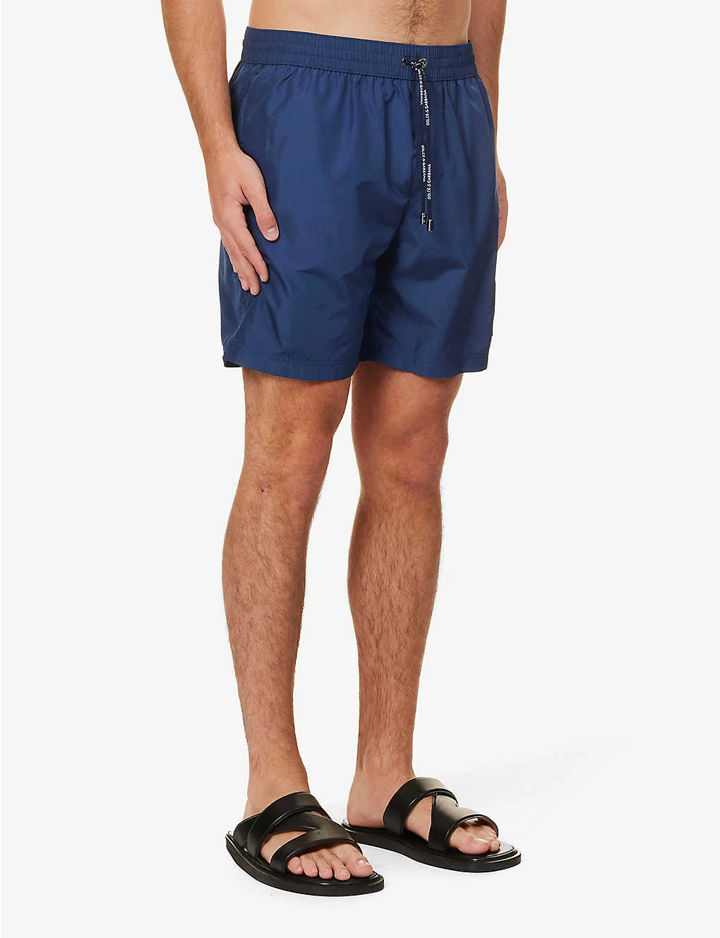 Dolce & Gabbana Brand-plaque Regular-fit Swim Shorts 5 Dolce & Gabbana Brand-plaque Regular-fit Swim Shorts - Image 3