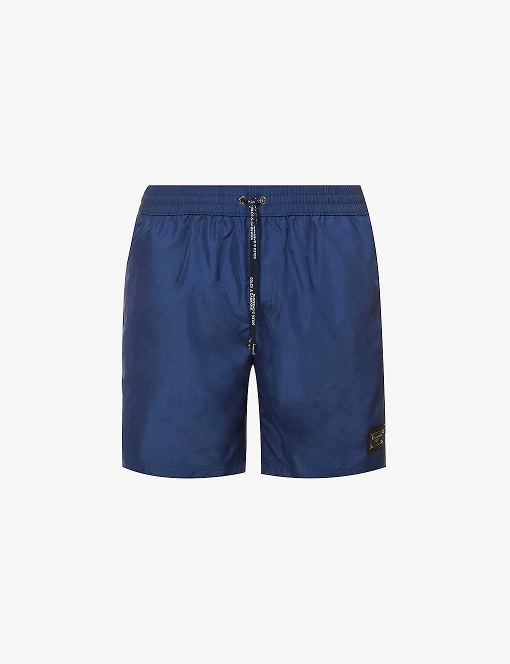 Dolce & Gabbana Brand-plaque Regular-fit Swim Shorts 3 Dolce & Gabbana Brand-plaque Regular-fit Swim Shorts